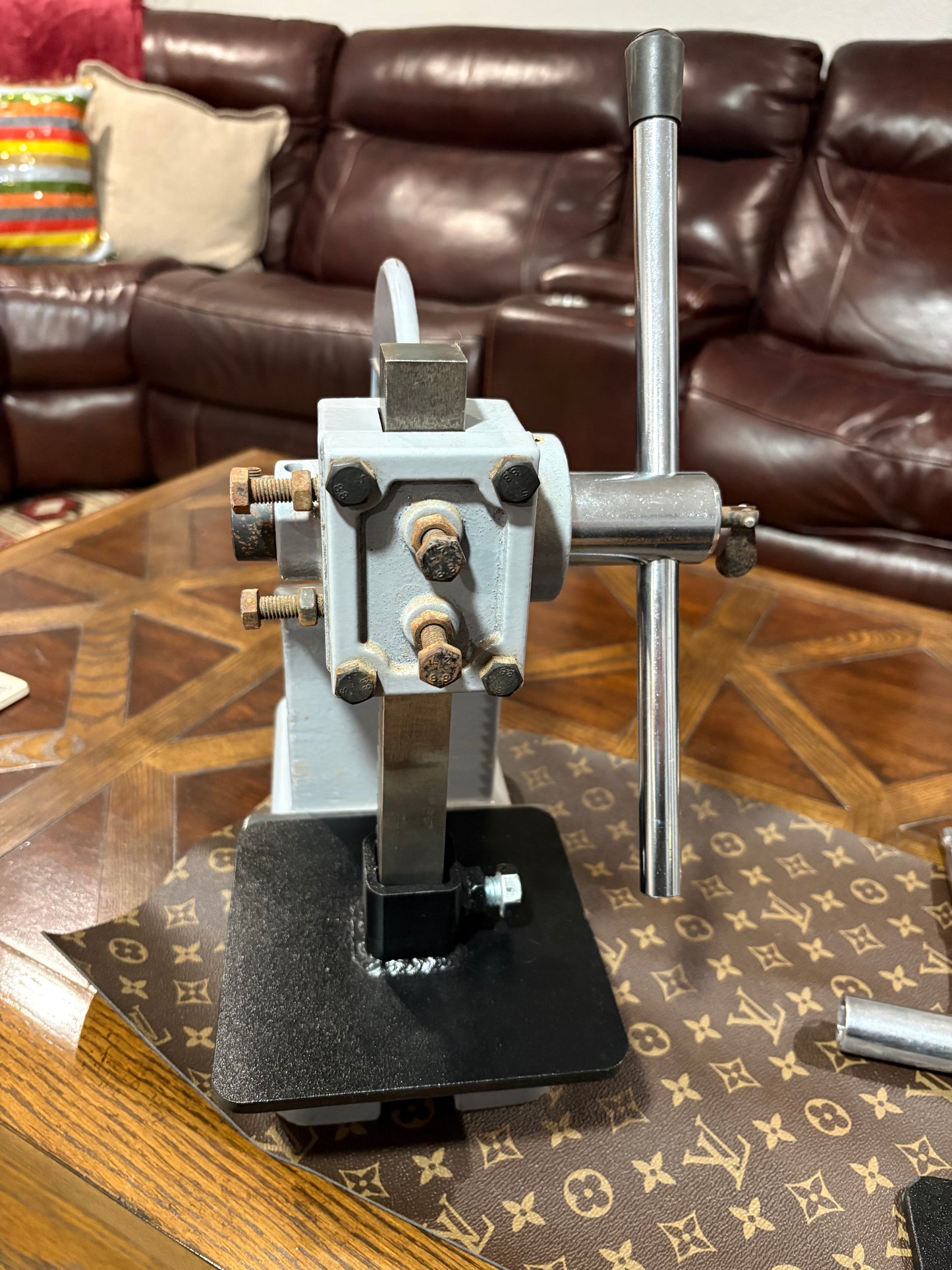 6”x6” Arbor Press Pressure Plate-For 1” Ram.