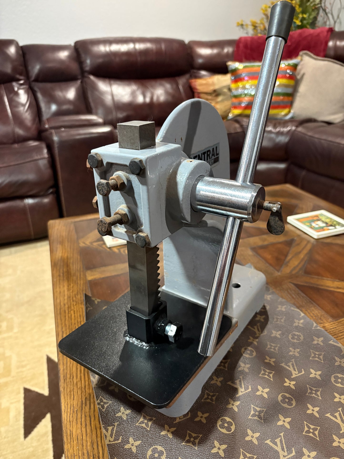 6”x6” Arbor Press Pressure Plate-For 1” Ram.