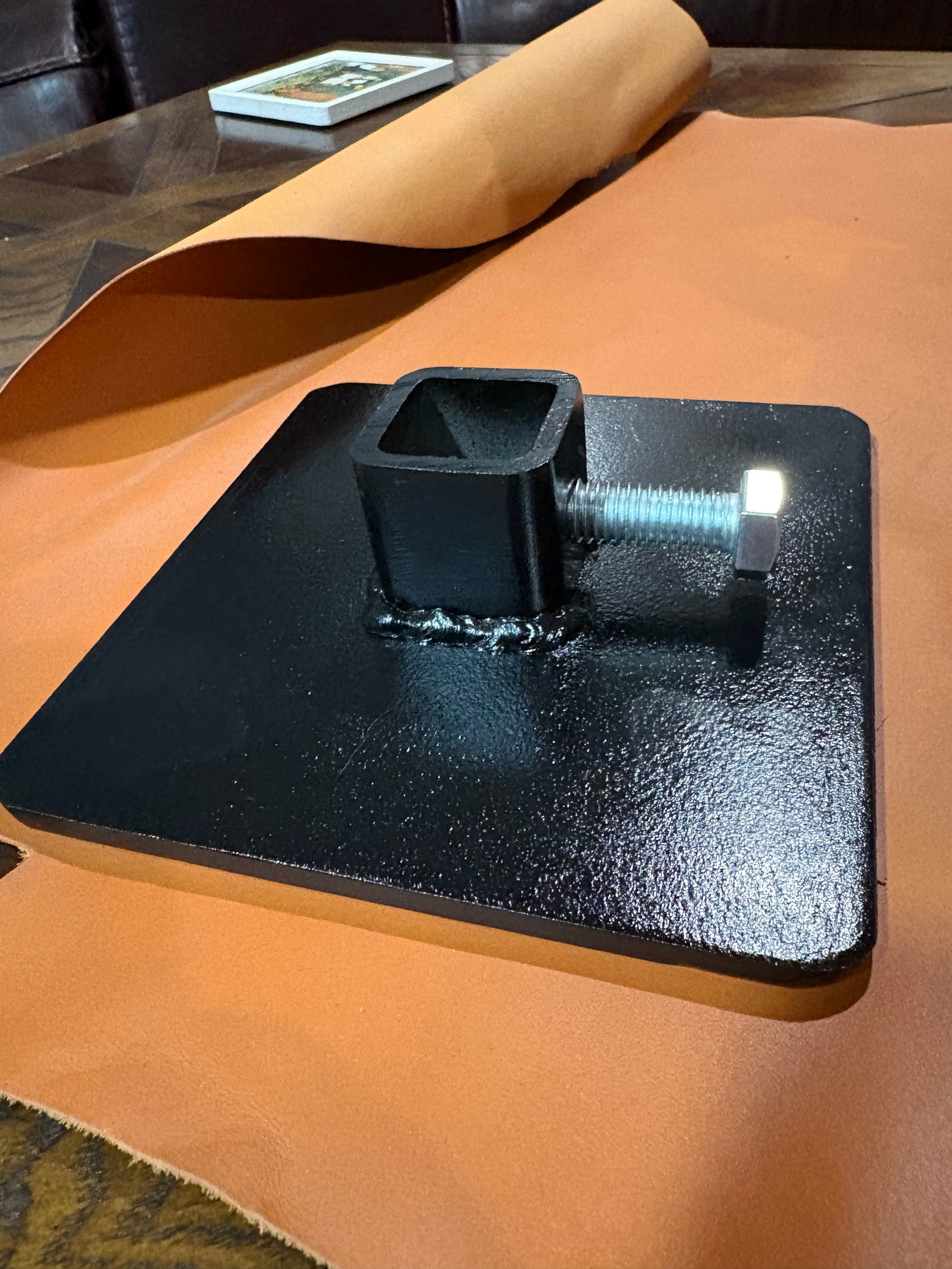 6”x6” Arbor Press Pressure Plate-For 1” Ram.