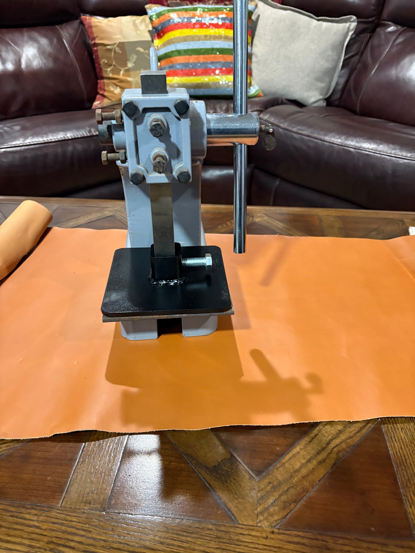 6”x6” Arbor Press Pressure Plate-For 1” Ram.