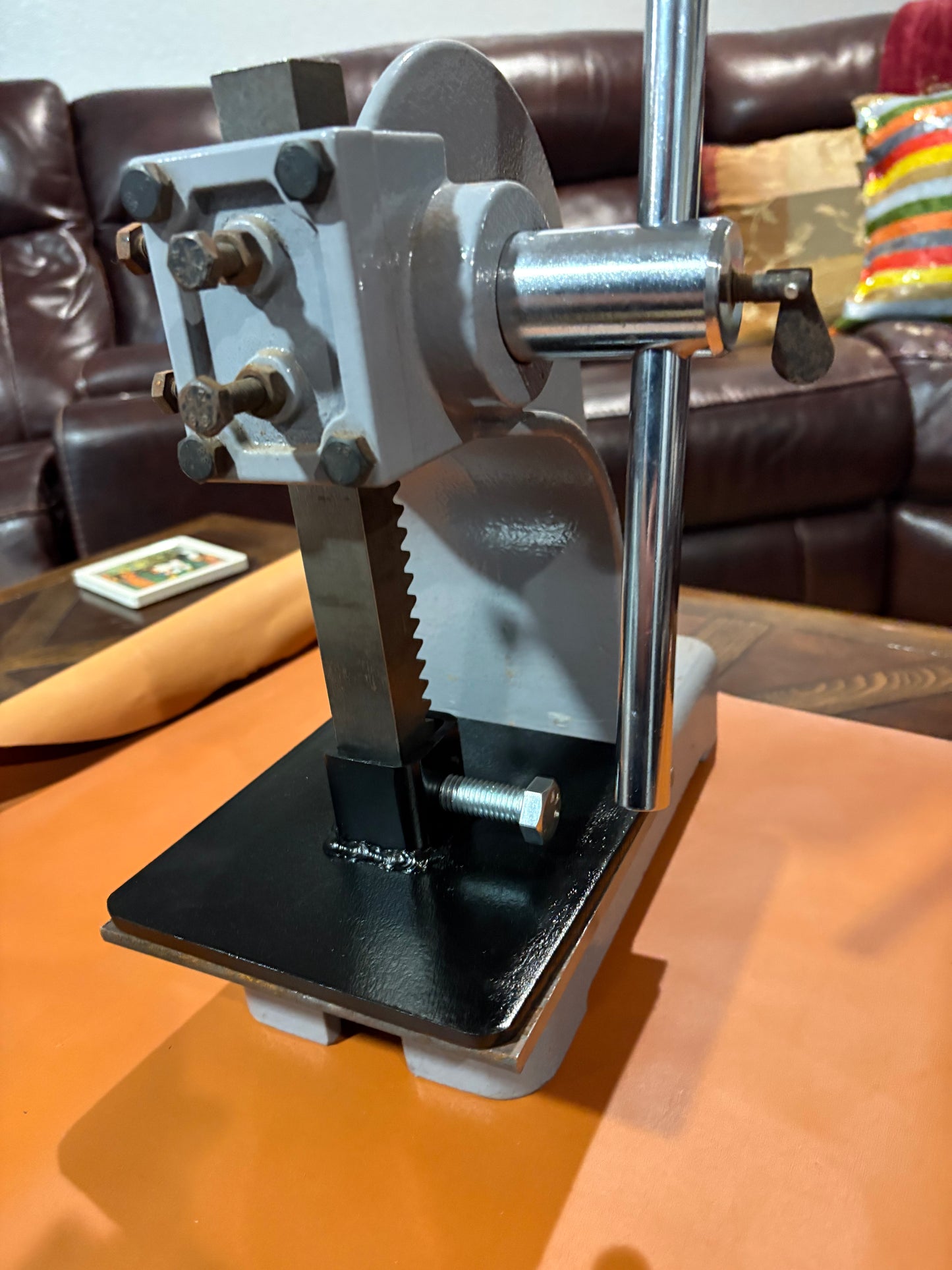 6”x6” Arbor Press Pressure Plate-For 1” Ram.