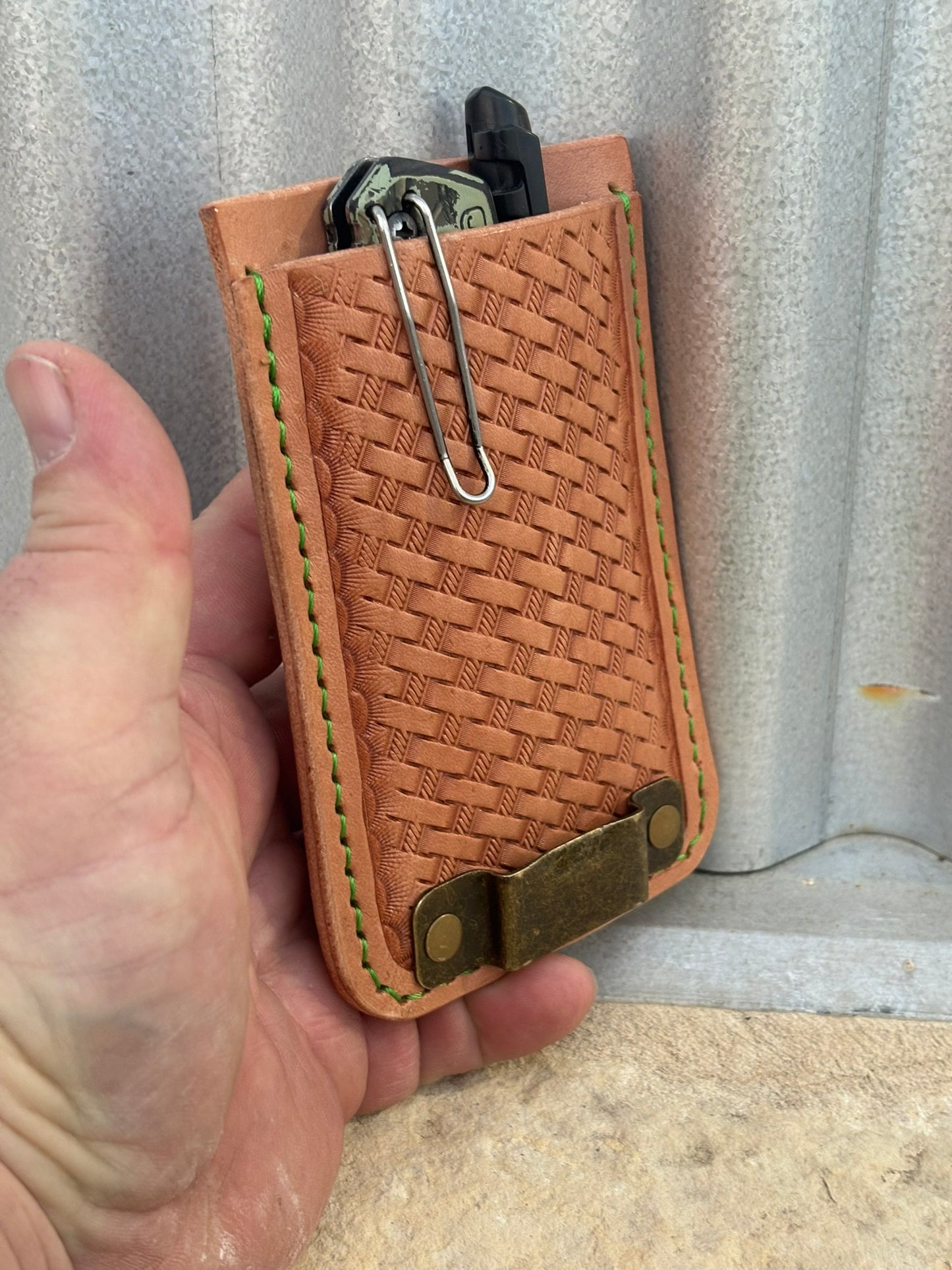 Tape Measure Holster with Pocket