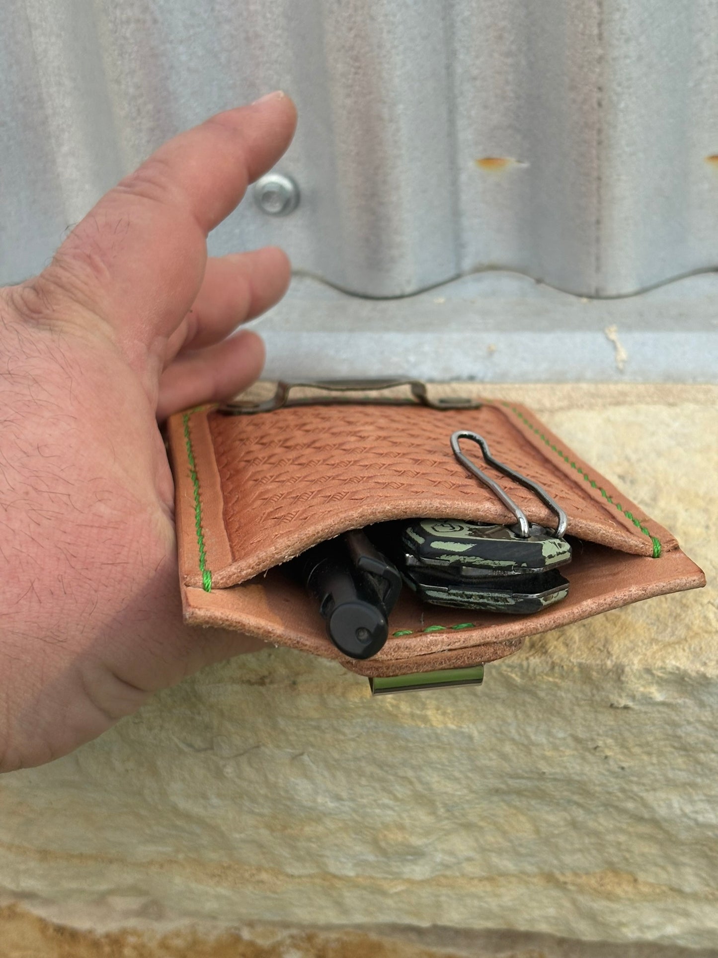 Tape Measure Holster with Pocket
