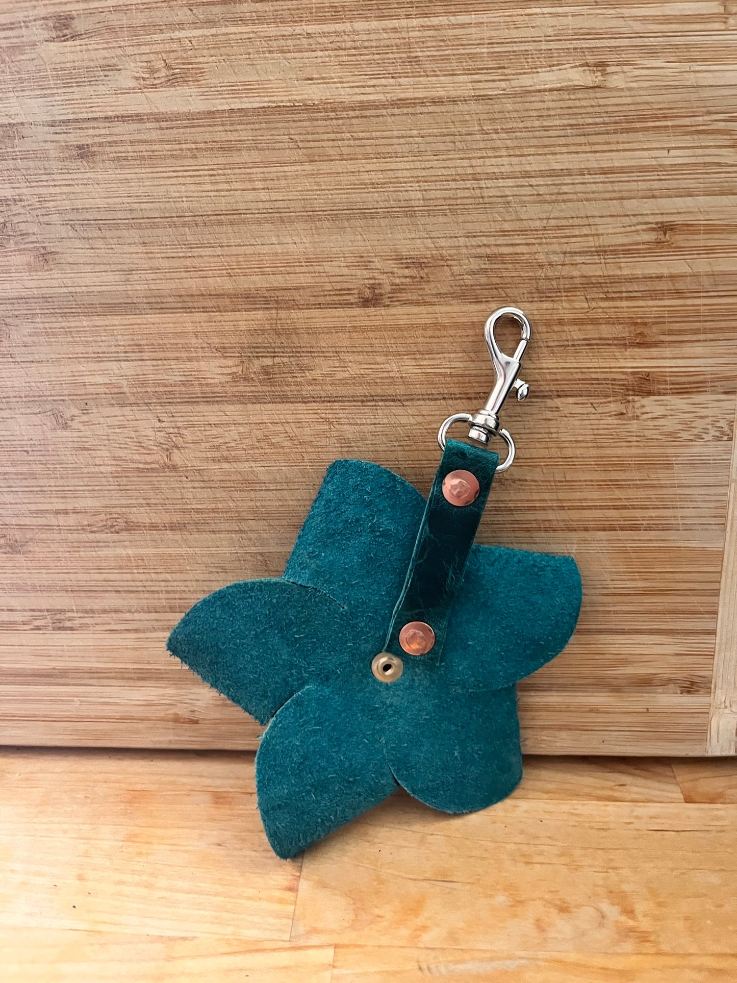 Leather Flower Purse decor