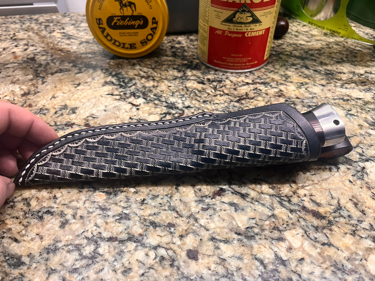 6" Fixed Blade knife and Custom Sheath