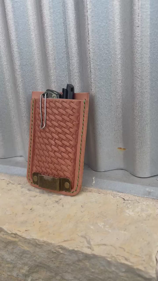 Tape Measure Holster with Pocket